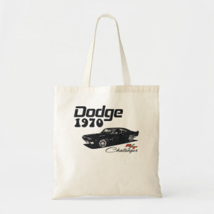 Tote Bag Drapeau américain Dodge Challenger Muscle 4juillet