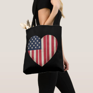 Tote Bag Drapeau américain du 4 juillet Drapeau patriotique