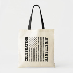 Tote Bag Drapeau américain en détresse