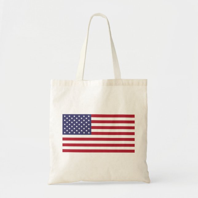 Tote Bag Drapeau américain - Etats-Unis d'Amérique (Devant)