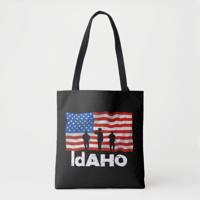 Tote Bag Drapeau américain Idaho (Devant)