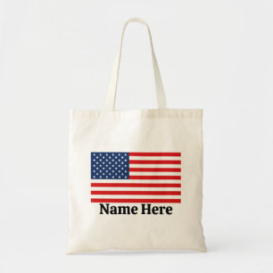 Tote Bag Drapeau américain personnalisé