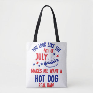 Tote Bag Drapeau américain personnalisé 4 juillet