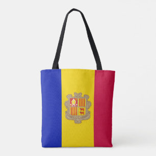Tote Bag Drapeau andorran, Drapeau d'Andorre