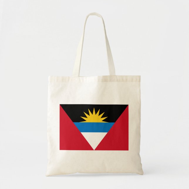 Tote Bag drapeau antigua et barbuda (Devant)