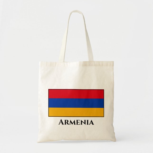 Tote Bag Drapeau arménien (Devant)