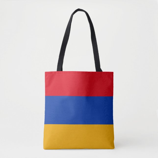 Tote Bag Drapeau arménien patriotique (Devant)