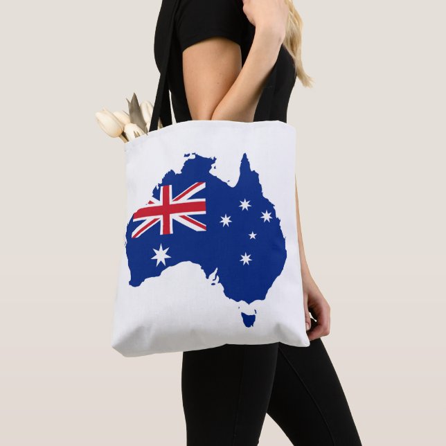 Tote Bag Drapeau australien (De près)