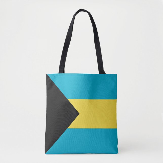 Tote Bag Drapeau bahaméen (Devant)