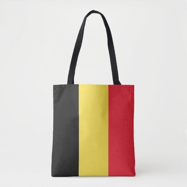 Tote Bag Drapeau belge (Devant)