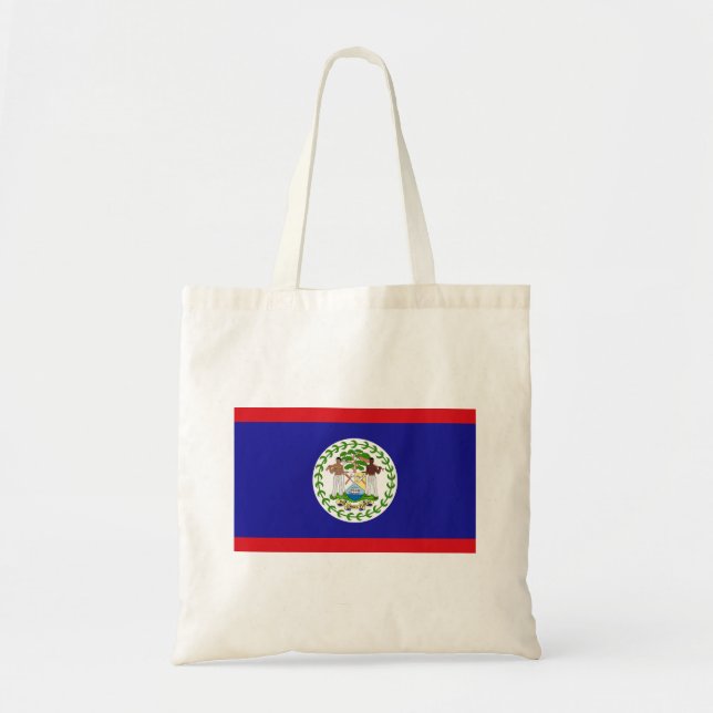Tote Bag Drapeau bélizien (Devant)