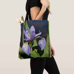 Tote Bag Drapeau bleu Iris Fleur