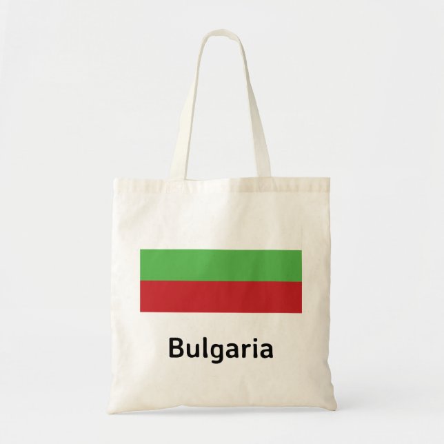 Tote Bag Drapeau Bulgarie (Devant)
