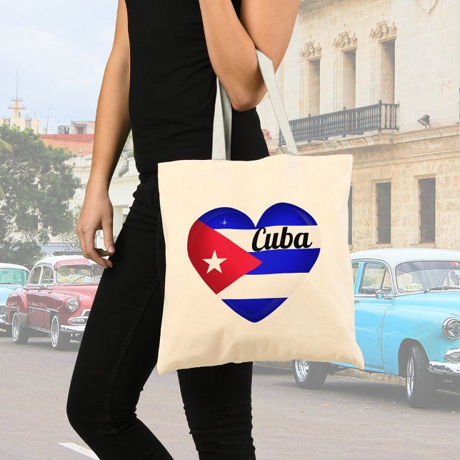 Tote Bag Drapeau cardiaque cubain (Créateur téléchargé)