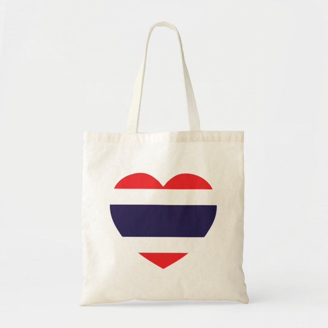 Tote Bag Drapeau cardiaque en Thaïlande (Devant)