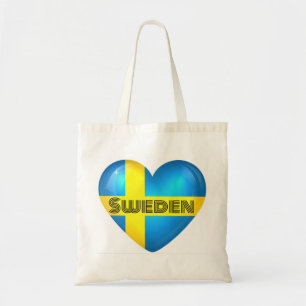 Tote Bag Drapeau cardiaque Suède