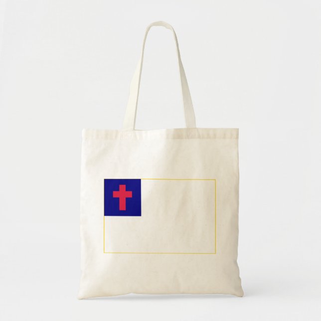 Tote Bag Drapeau chrétien (Devant)
