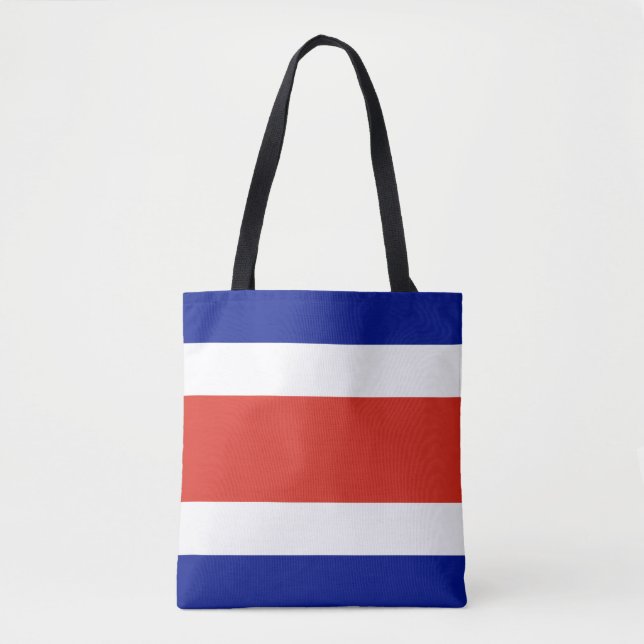 Tote Bag Drapeau civil du Costa Rica (Devant)