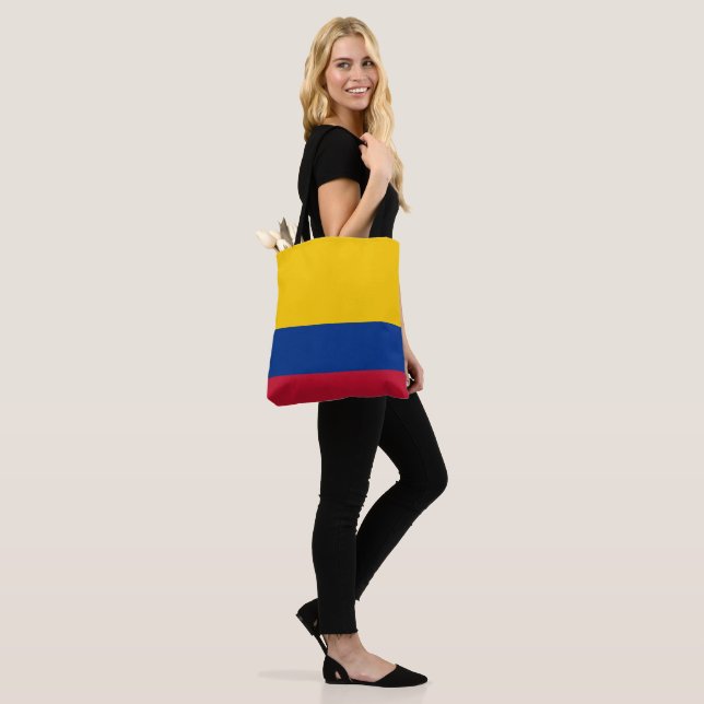 Tote Bag drapeau colombien (Sur le modèle)