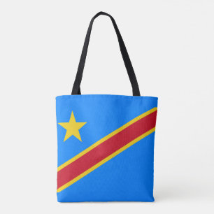 Tote Bag Drapeau congolais, Drapeau de la RD Congo