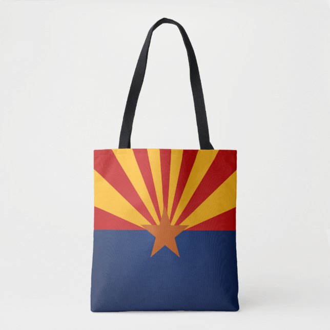 Tote Bag Drapeau cool De L'État D'Arizona (Devant)