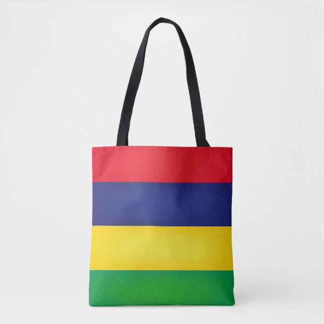 Tote Bag Drapeau Cool de l'Ile Maurice (Devant)