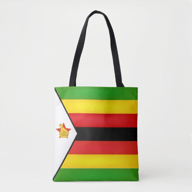 Tote Bag Drapeau Cool du Zimbabwe (Devant)