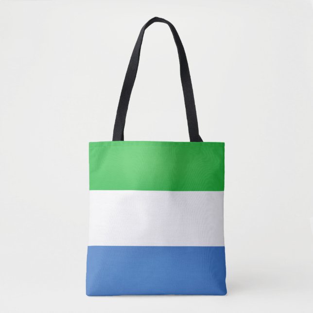 Tote Bag Drapeau cool Sierra Leone (Devant)