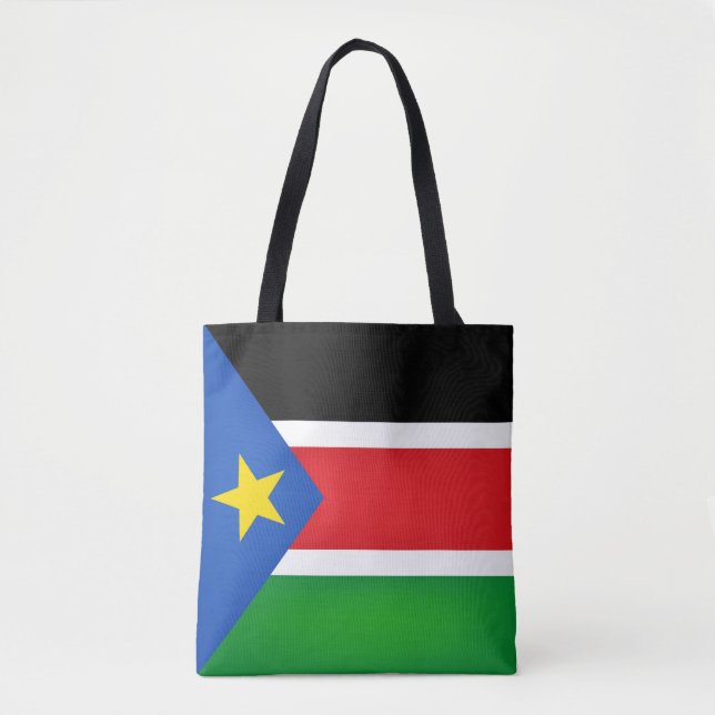 Tote Bag Drapeau cool Sud-Soudan (Devant)