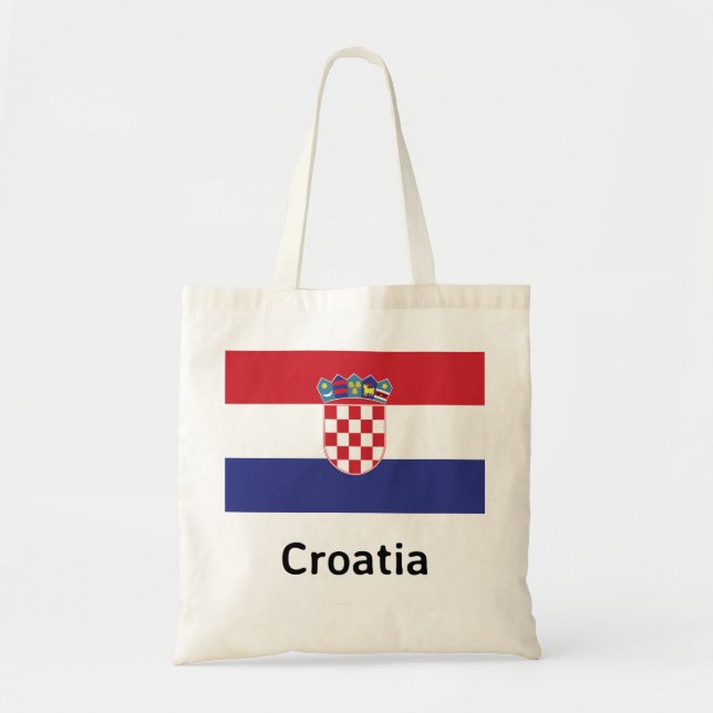 Tote Bag Drapeau Croatie (Devant)