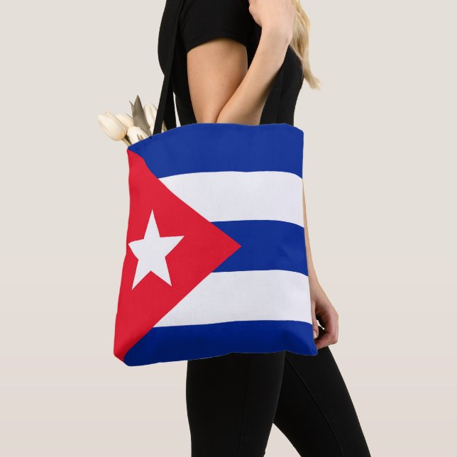 Tote Bag Drapeau Cuba (De près)
