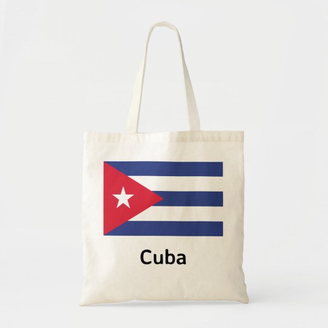Tote Bag Drapeau Cuba (Devant)