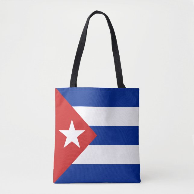 Tote Bag Drapeau Cuba (Devant)