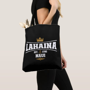 Tote Bag Drapeau d'Ancre de bateau Vintage Lahaina Maui 179