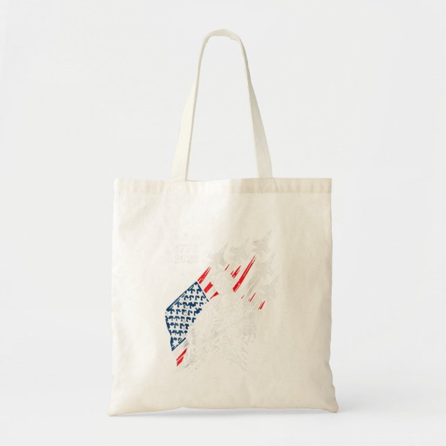 Tote Bag Drapeau de 250 ans d'avions de combat Abe Lincoln  (Devant)