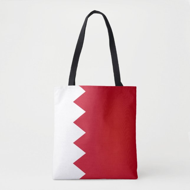 Tote Bag Drapeau de Bahreïn cool (Devant)