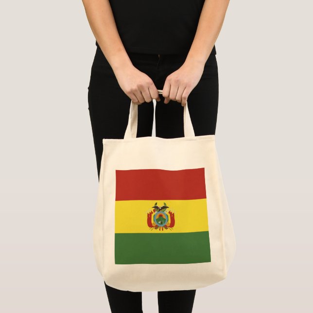 Tote Bag drapeau de Bolivie (Devant (produit))