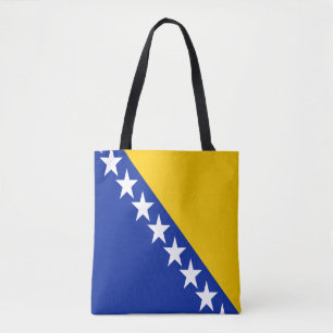 Tote Bag Drapeau de Bosnie-Herzégovine patriotique