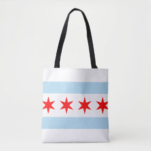Tote Bag Drapeau de Chicago, Illinois
