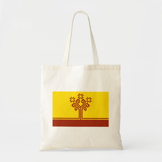 Tote Bag Drapeau de Chuvashia (Devant)