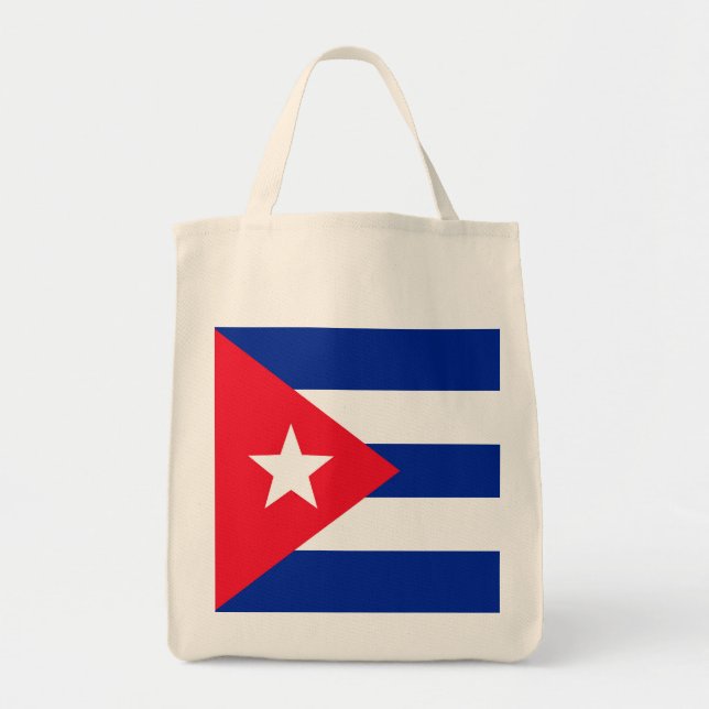 Tote Bag drapeau de Cuba (Devant)