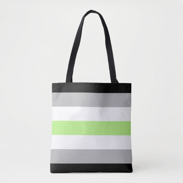 Tote Bag Drapeau de fierté agender (Devant)