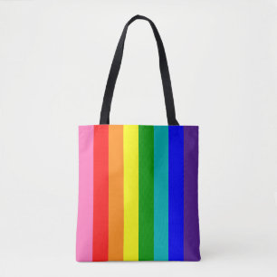 Tote Bag Drapeau de fierté arc-en-ciel à huit bandes