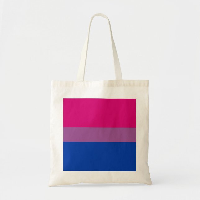 Tote Bag Drapeau de fierté bisexuel (Devant)