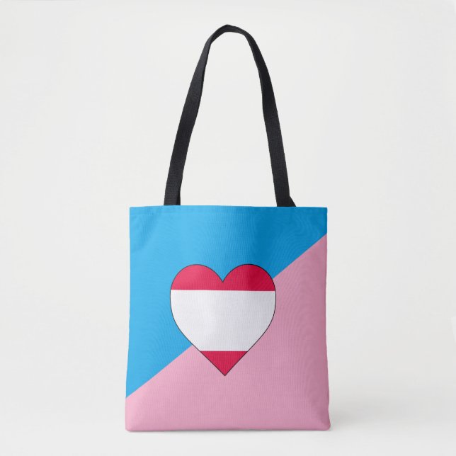 Tote Bag Drapeau de fierté de jeu d'âge (Devant)