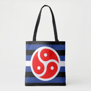 Tote Bag Drapeau de fierté de pratique en cuir