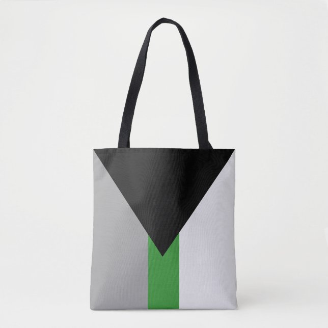 Tote Bag Drapeau de fierté demiromantique (Devant)