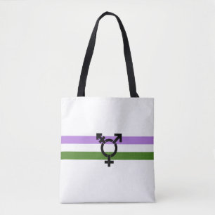 Tote Bag Drapeau de fierté genderqueer