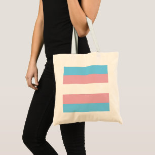 Tote Bag Drapeau de fierté transgenre de SlipperyJoe divers