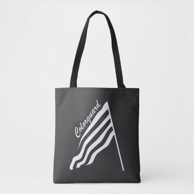 Tote Bag Drapeau de garde-couleur doré (Devant)